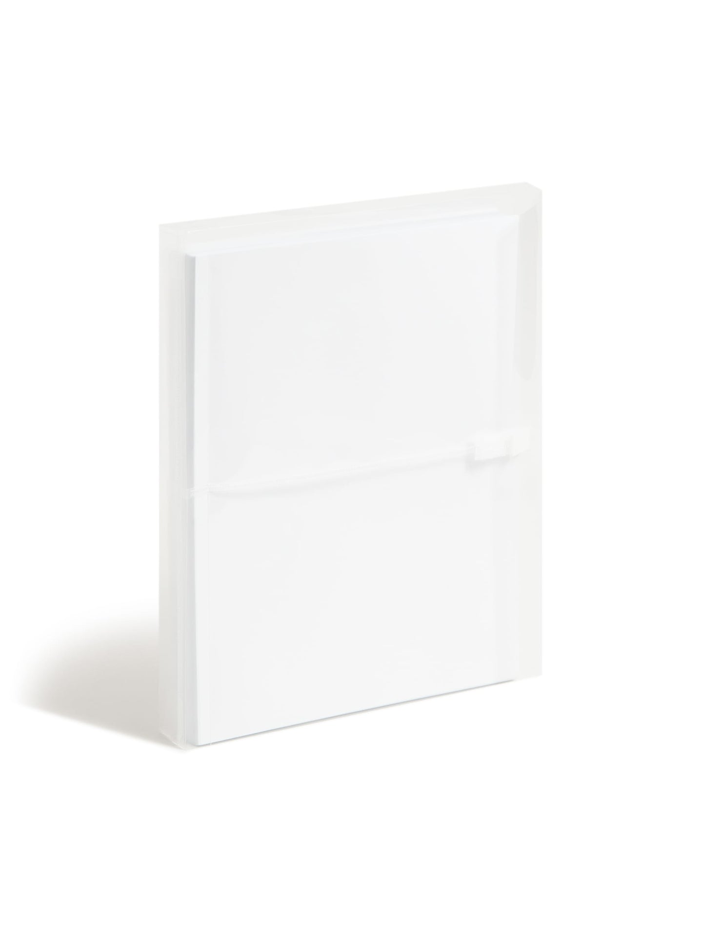 Poly Envelopes with Hook and Loop Closure, 1-1/4 Inch Expansion, Side Load, Clear Color, Letter Size, Set of 1, 086486896610