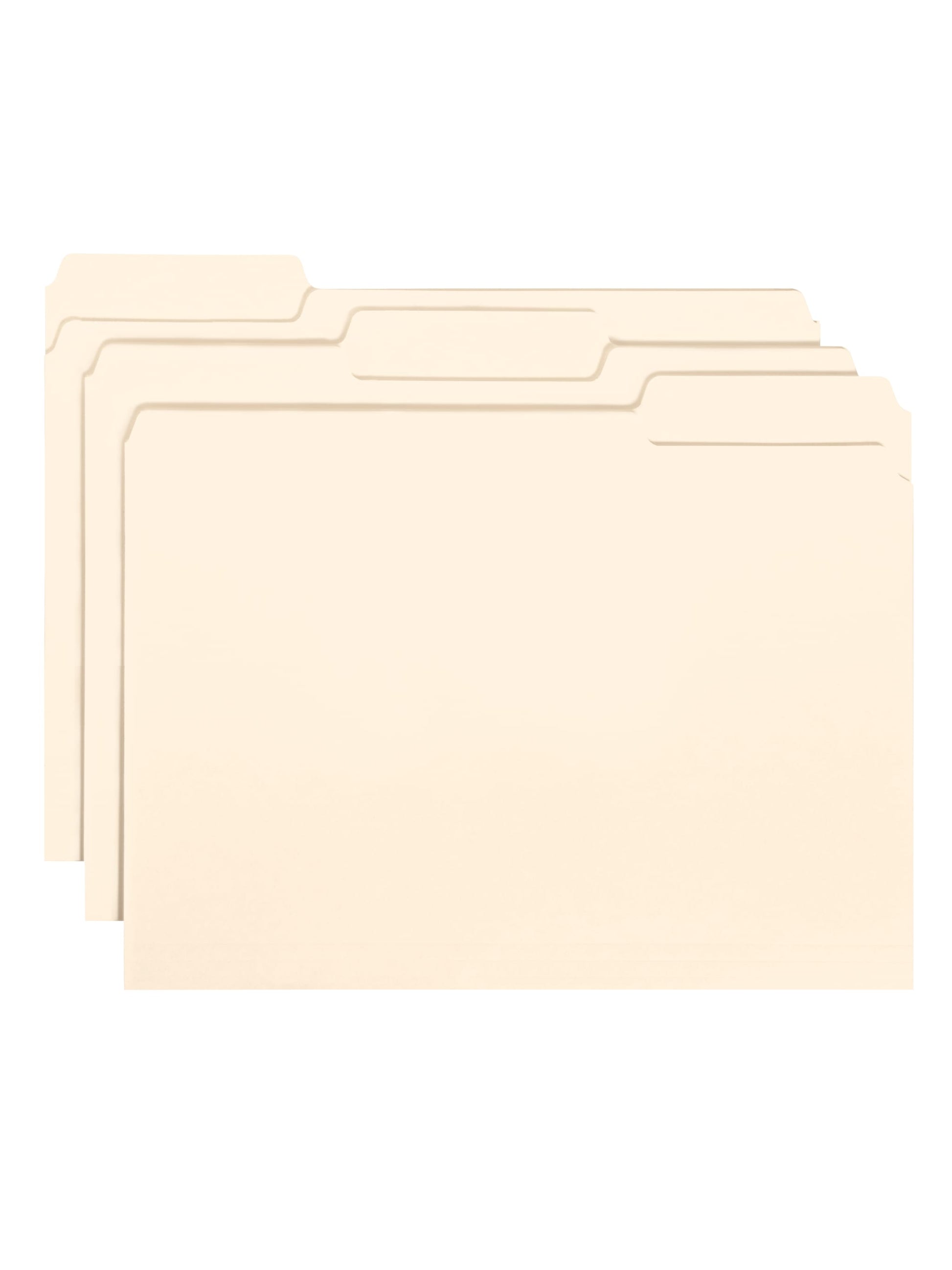 Interior File Folders, Manila Color, Letter Size, Set of 100, 086486102308