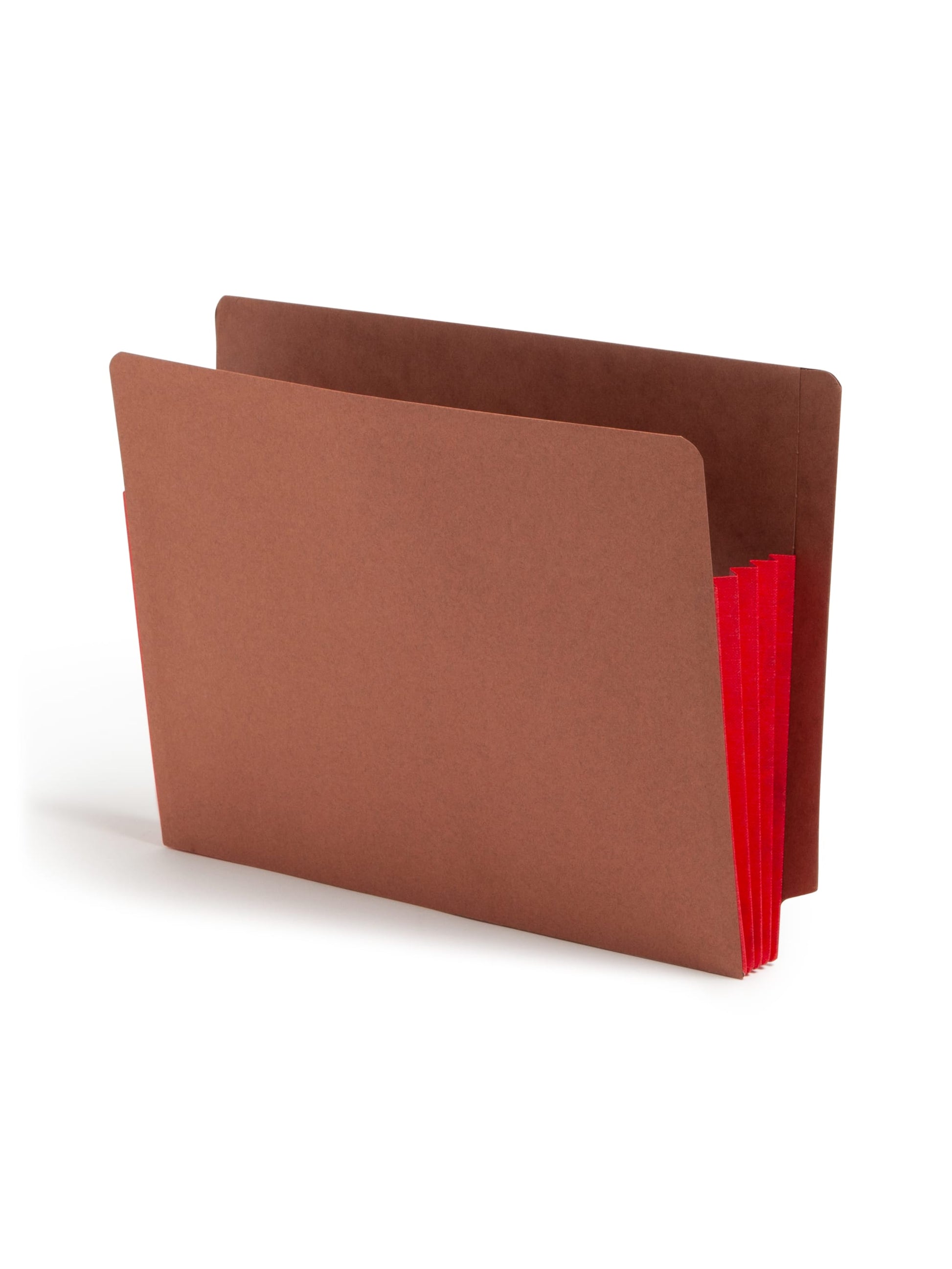 Reinforced End Tab File Pockets, Straight-Cut Tab, 3-1/2 inch Expansion, Red Color, Extra Wide Letter Size, Set of 0, 30086486736863