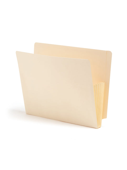 End Tab Convertible File Pockets, Straight-Cut Tab, 5-1/4 inch Expansion, Manila Color, Letter Size, Set of 0, 30086486751750