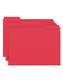 Interior File Folders, Red Color, Letter Size, Set of 100, 086486102674