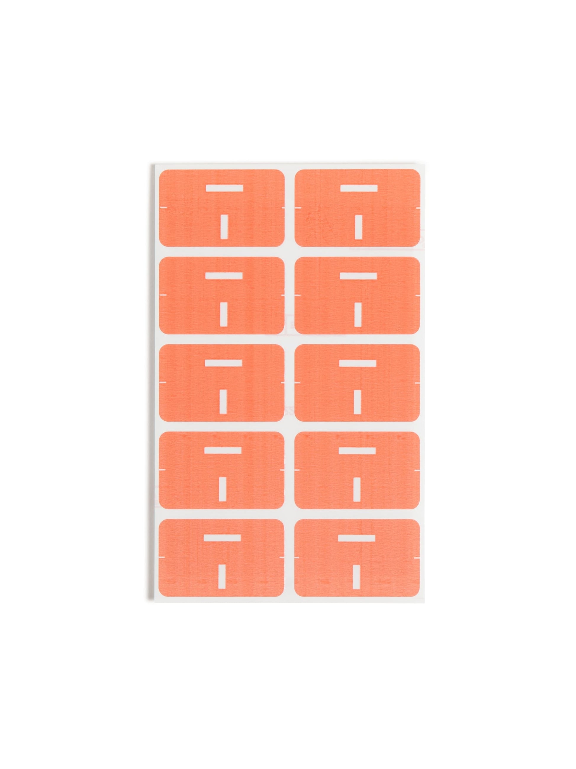 AlphaZ® ACCS Color Coded Alphabetic Labels - Sheets, Pink Color, 1" X 1-5/8" Size, 