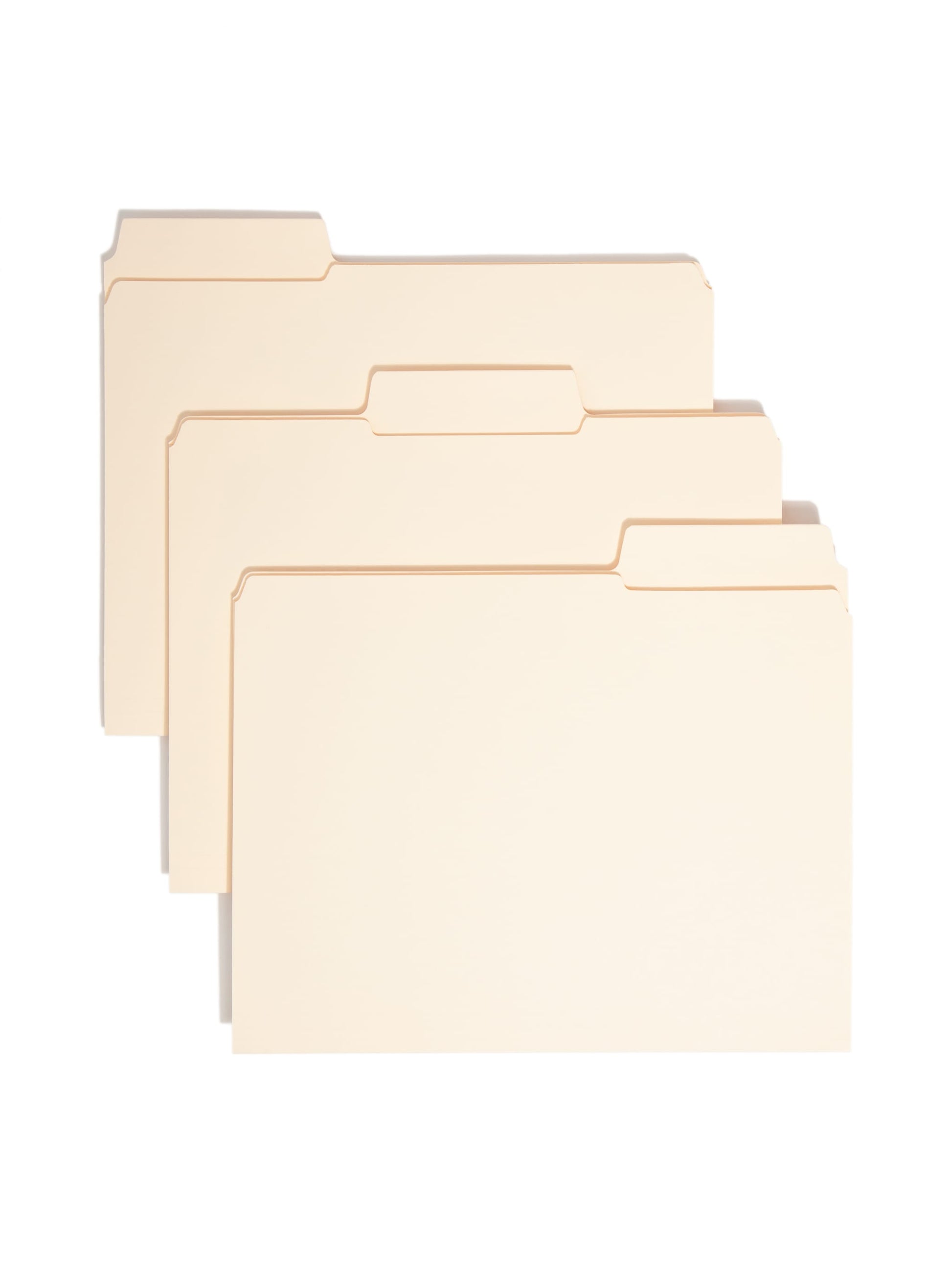 SuperTab® Reinforced Tab File Folders, Manila Color, Letter Size, Set of 100, 086486103954