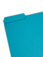 Interior File Folders, Teal Color, Letter Size, Set of 100, 086486102919