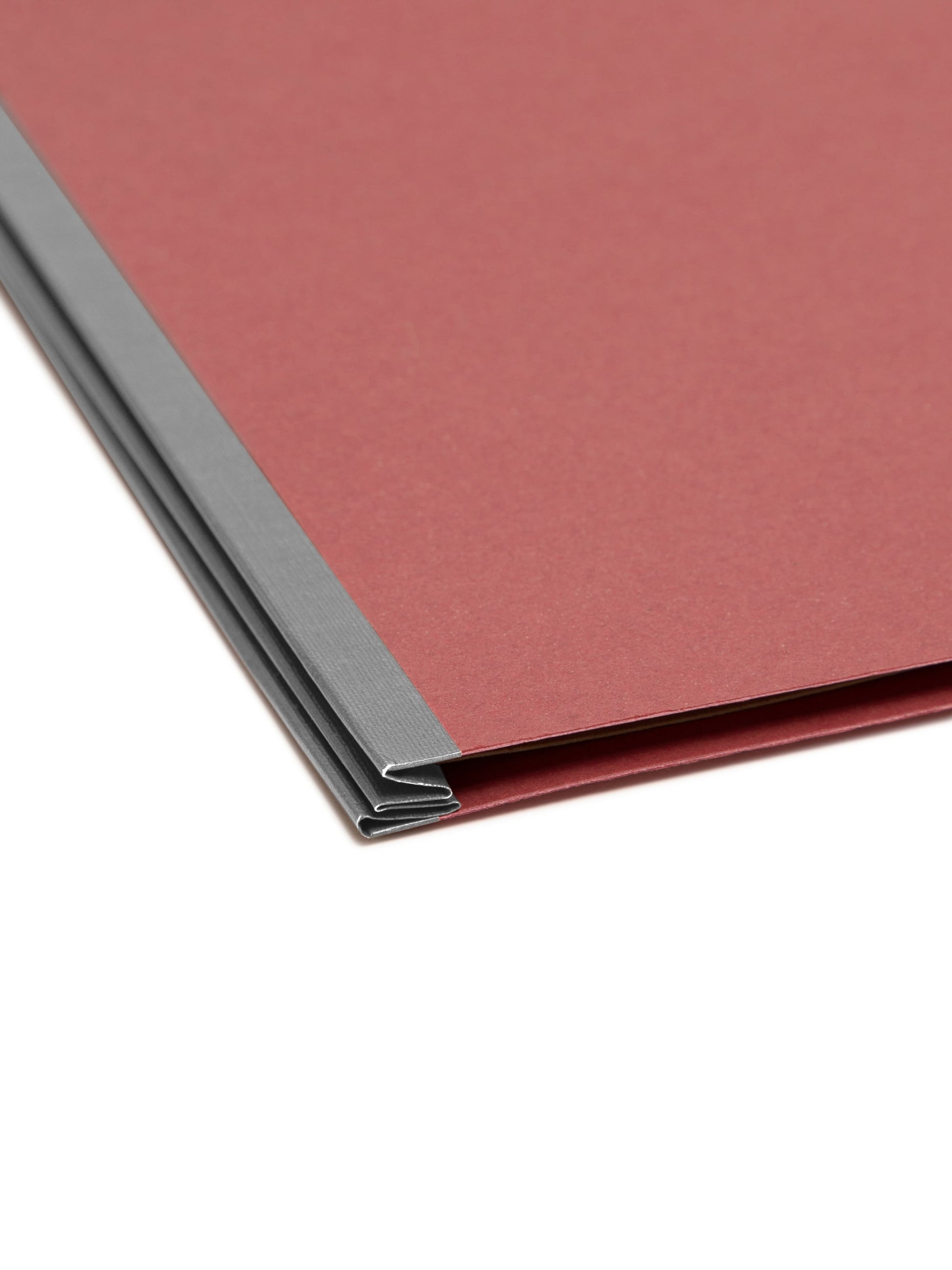 Pressboard Classification File Folders, 2 Dividers, 2 inch Expansion, Red Color, Letter Size, 