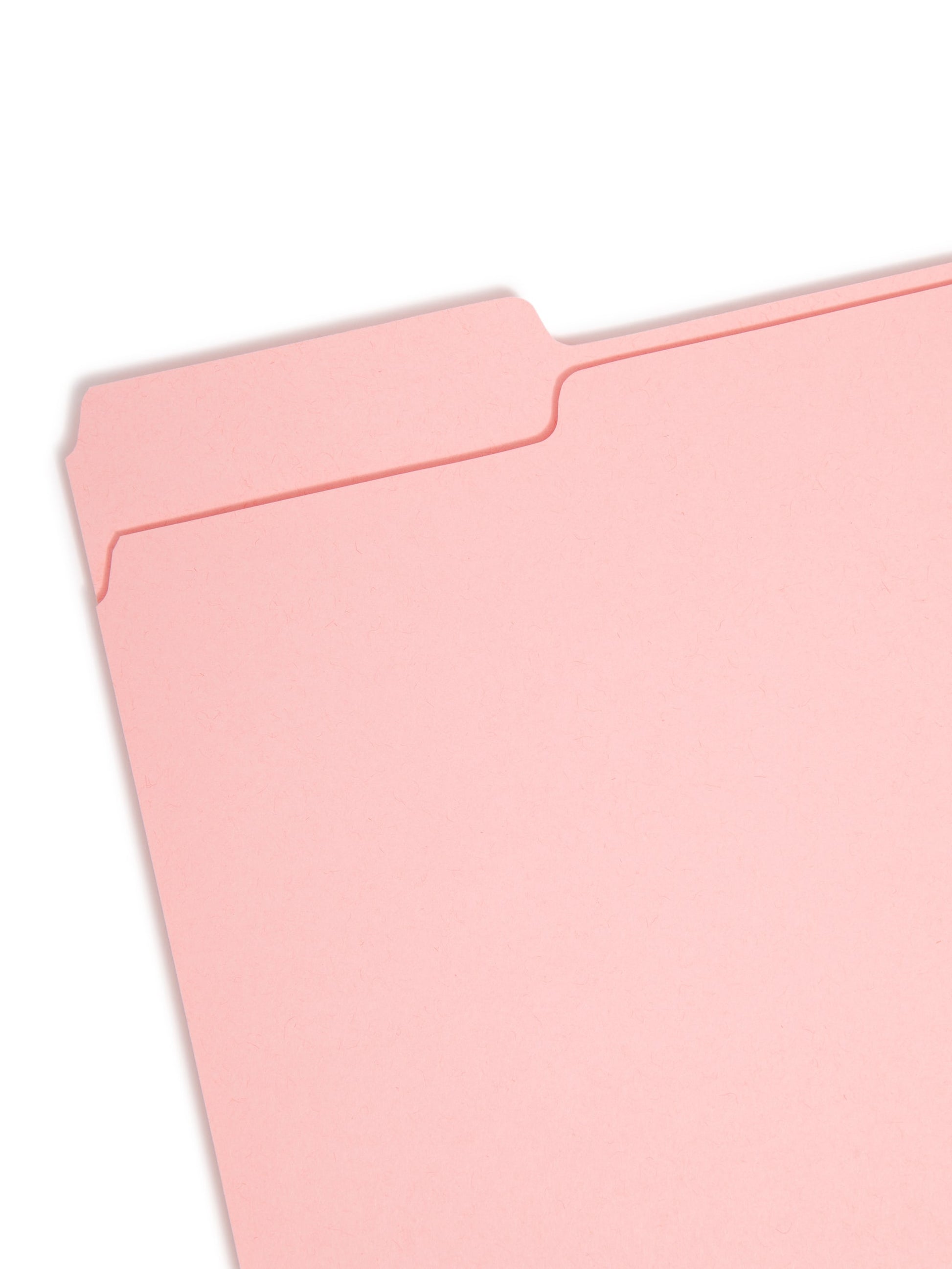 Interior File Folders, Pink Color, Letter Size, Set of 100, 086486102636