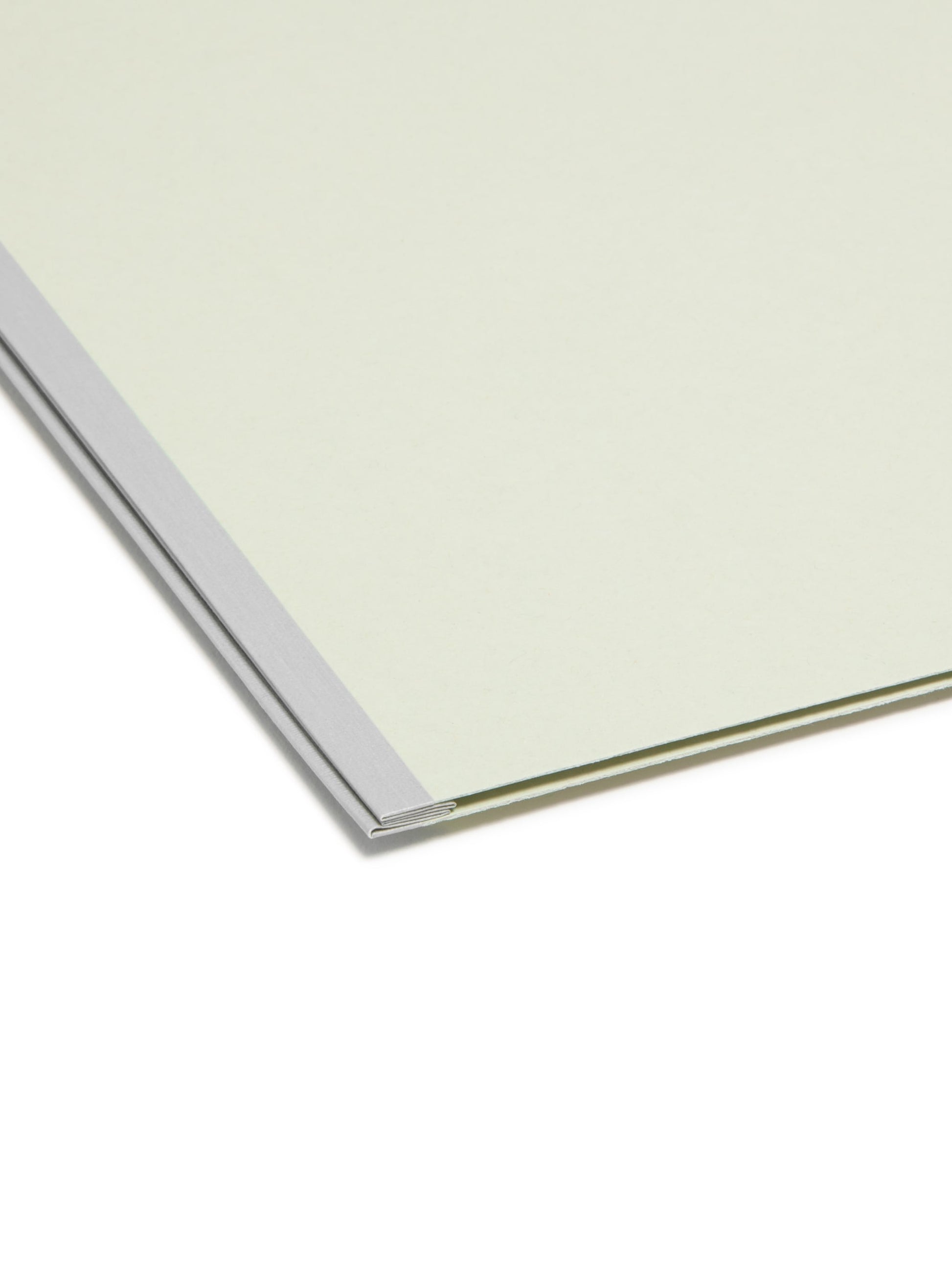 Pressboard File Folders, 2 inch Expansion, Gray/Green Color, Legal Size, 