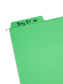 Erasable FasTab® Hanging File Folders, Assorted Colors Color, Letter Size, Set of 18, 086486640312