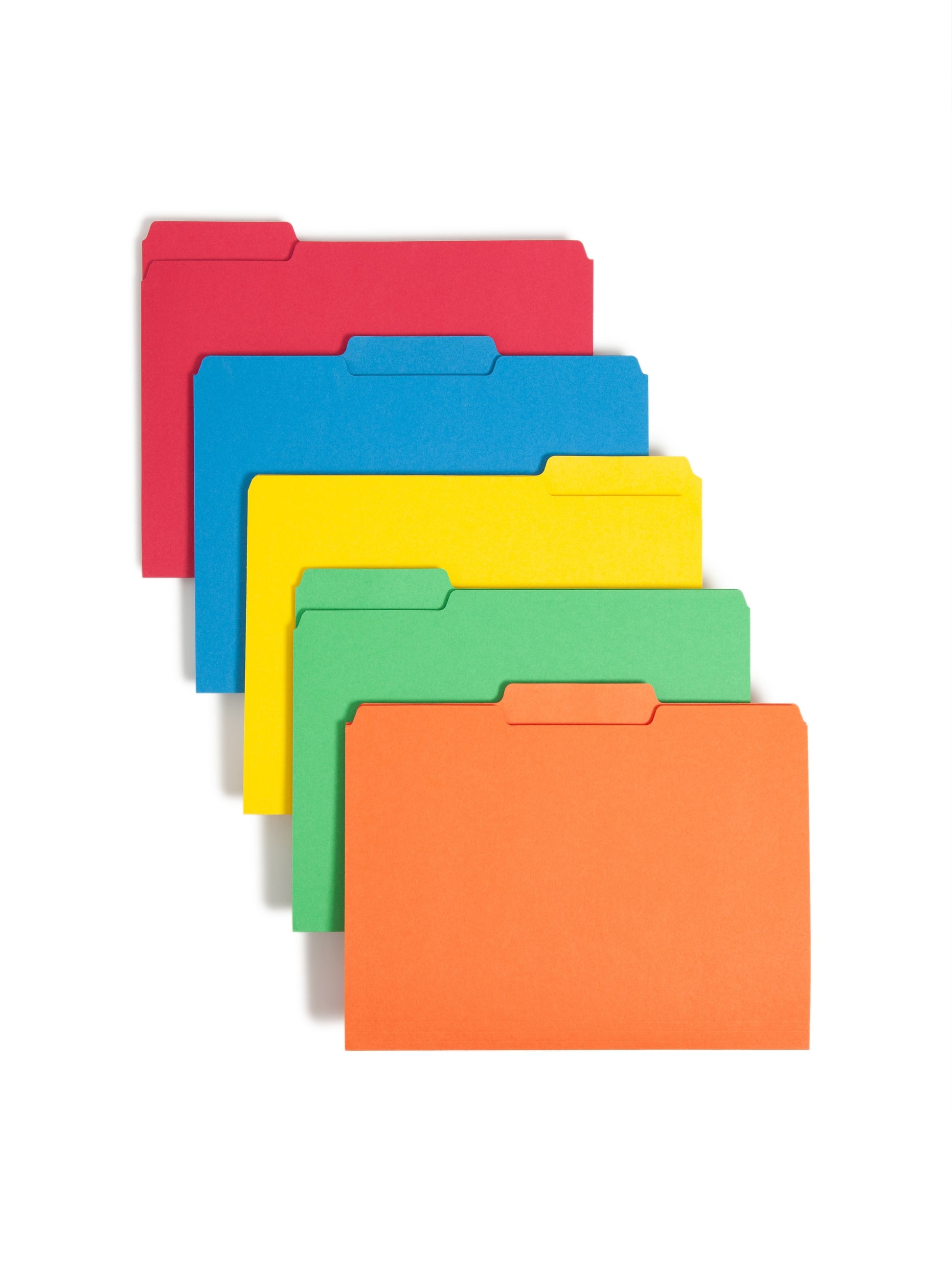 Interior File Folders, Assorted Colors Color, Letter Size, Set of 100, 086486102292