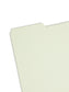 Heavyweight Filing Guides with Blank Tabs, Gray/Green Color, Letter Size, 