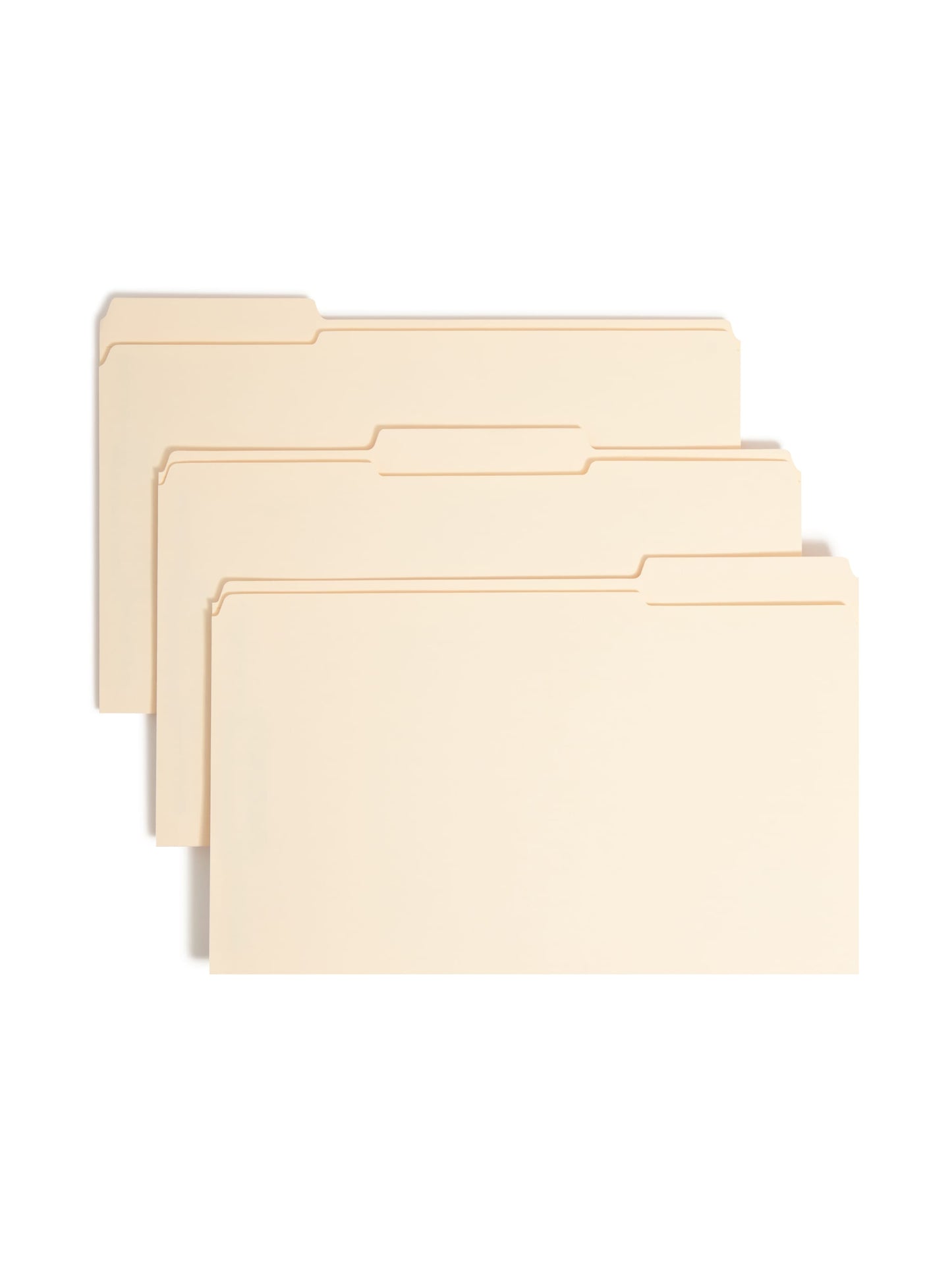 SafeSHIELD® Reinforced Tab Fastener File Folders, Manila Color, Legal Size, Set of 50, 086486195553