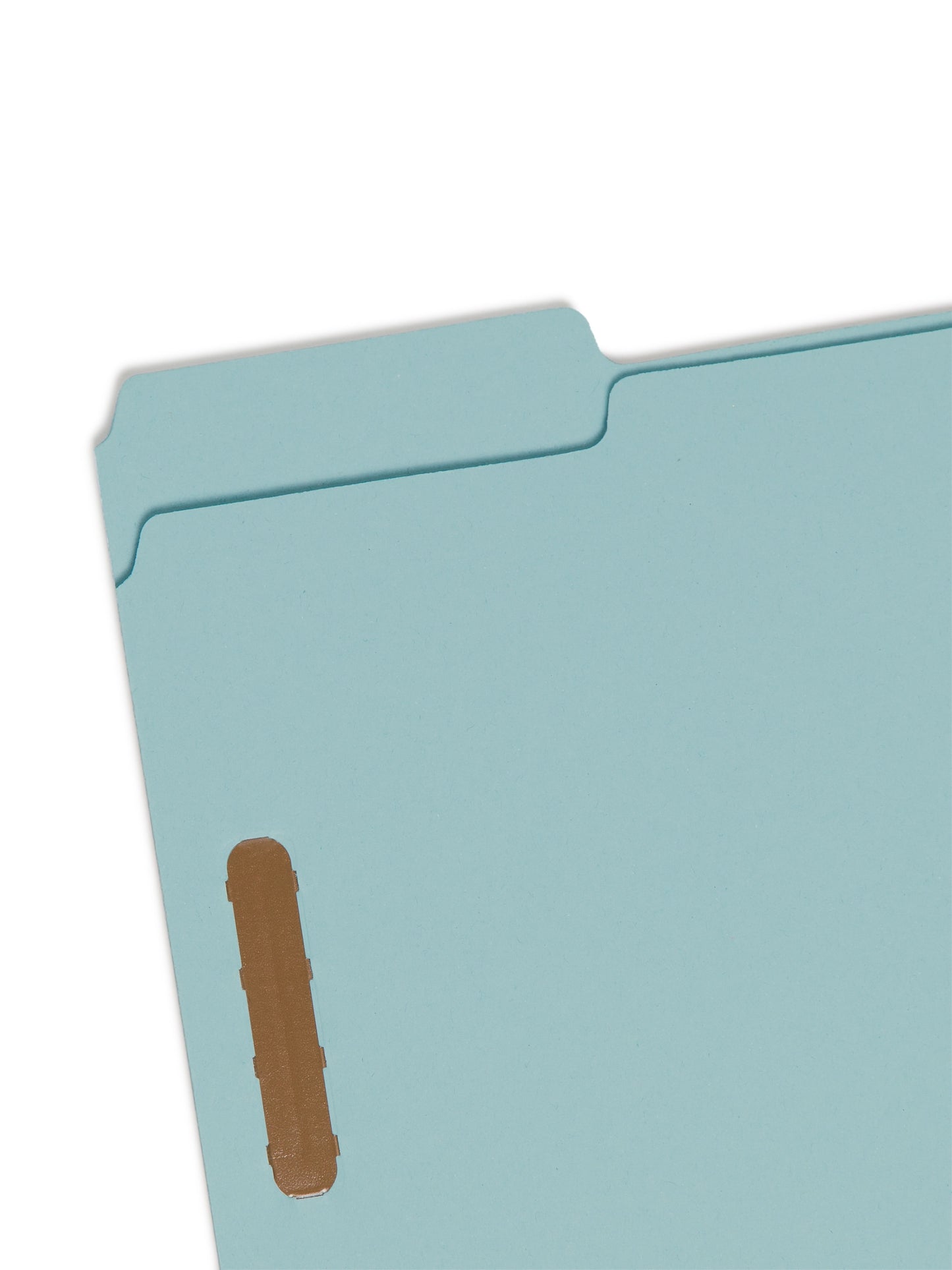 Pressboard Fastener File Folders, 1 inch Expansion, Blue Color, Letter Size, 