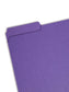 Interior File Folders, Purple Color, Letter Size, Set of 100, 086486102834