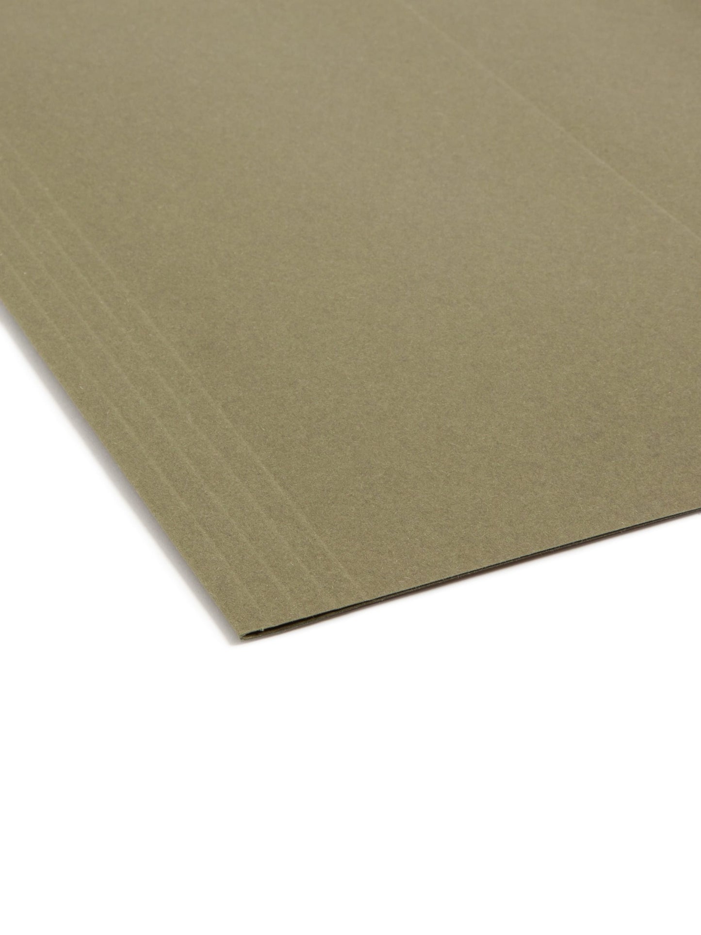 100% Recycled Hanging File Folders, Standard Green Color, Letter Size, Set of 25, 086486650014