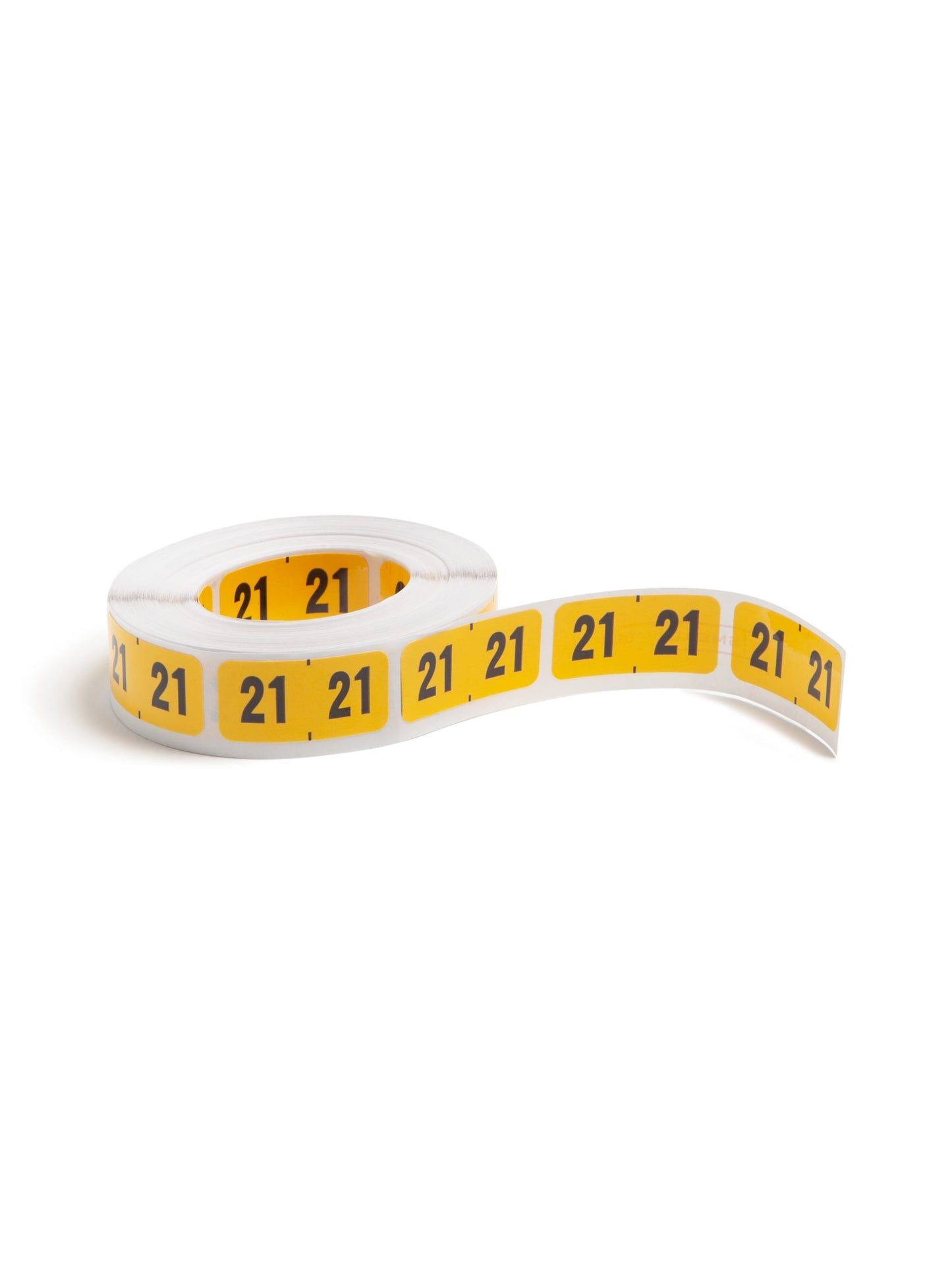 Color-Coded Year Labels, Yellow Color, 1-1/2" X 3/4" Size, Set of 1, 086486683210