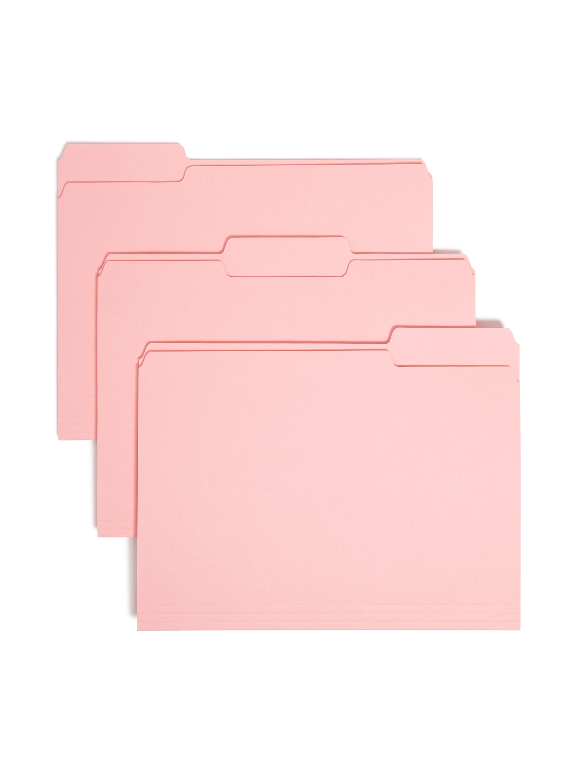 Interior File Folders, Pink Color, Letter Size, Set of 100, 086486102636