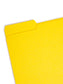 Interior File Folders, Yellow Color, Letter Size, Set of 100, 086486102711