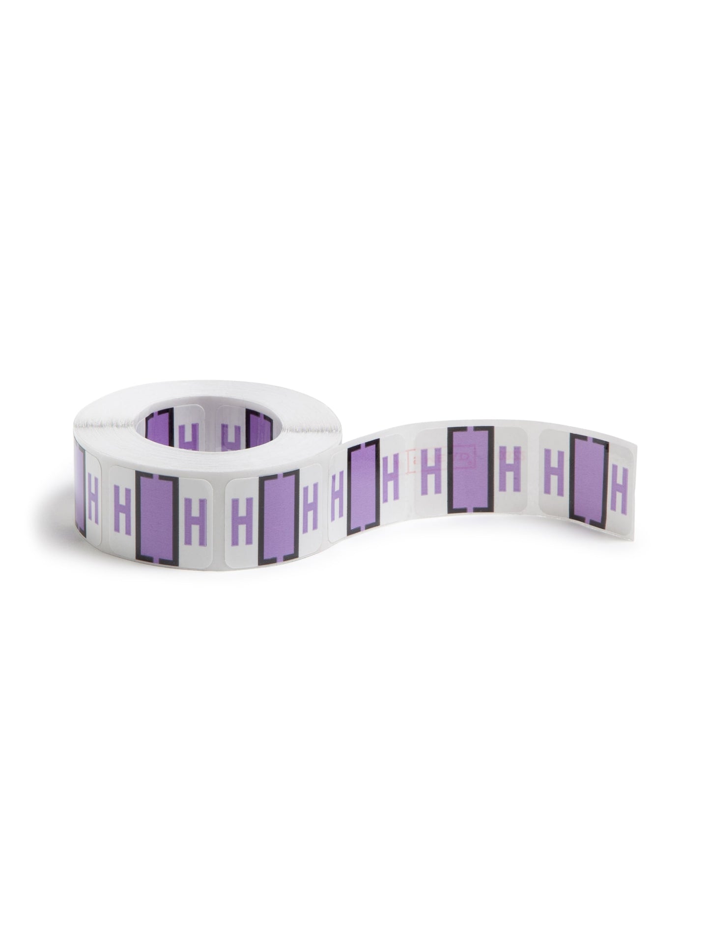 BCCR Bar Style Color-Coded Alphabetic Labels, A-Z Rolls, Lavender Color, 1-1/4" X 1" Size, 