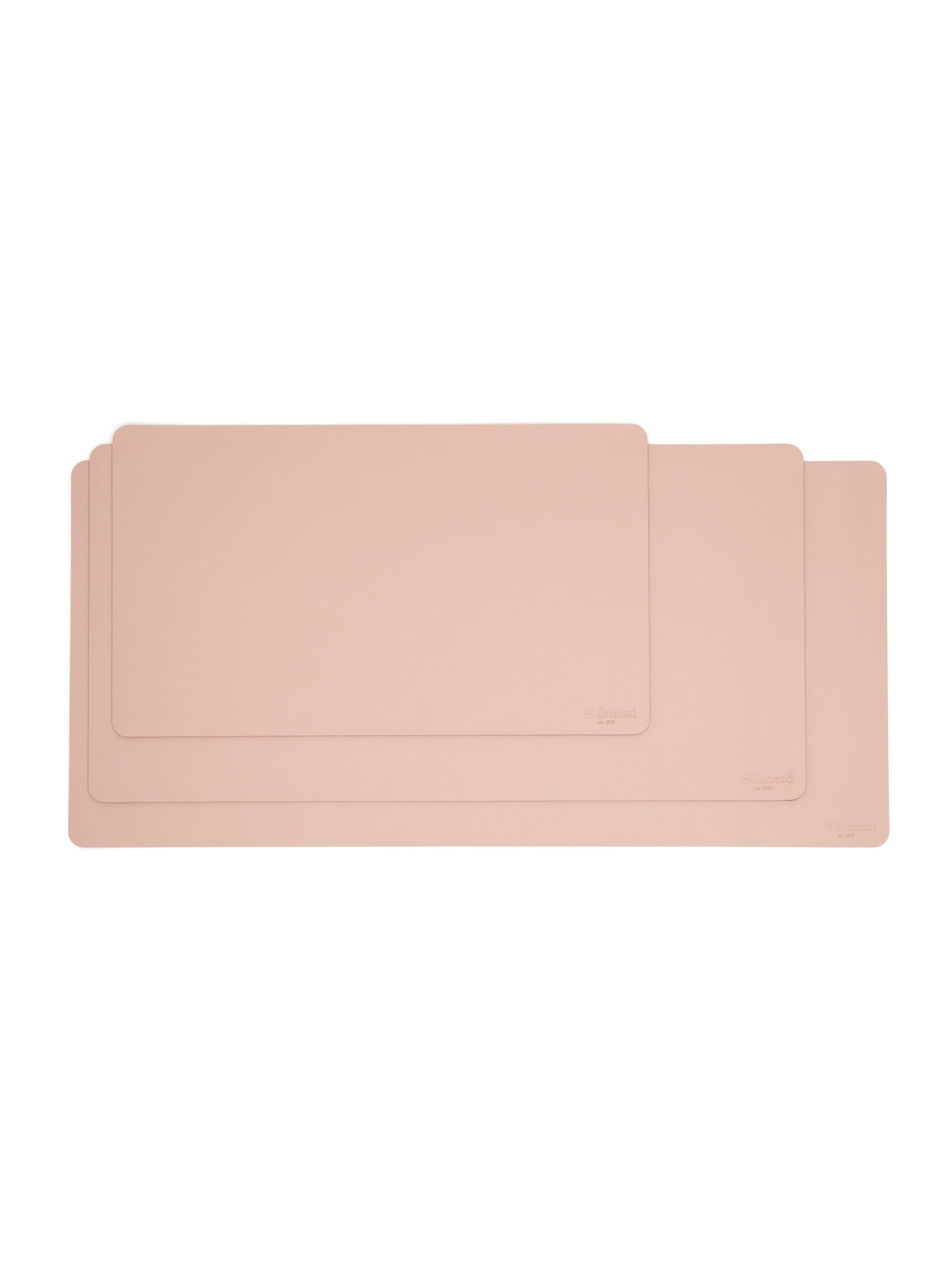 Vegan Leather Desk Pad, Dusty Rose Color, 23.6"X13.7" Size, 086486648394