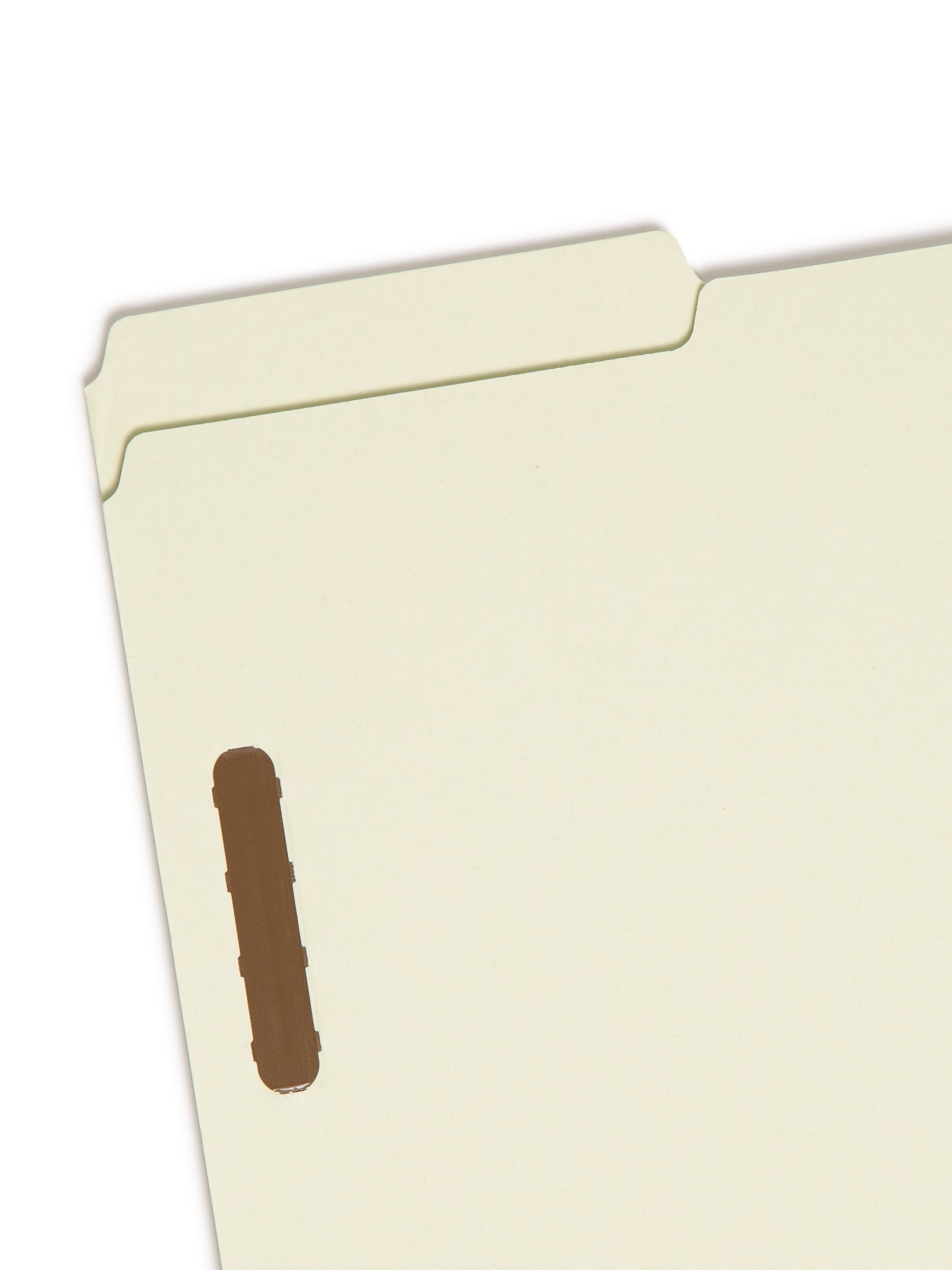 Pressboard Fastener File Folders, 1 inch Expansion, Gray/Green Color, Legal Size, 