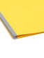 Classification File Folders, 1 Divider, 2 inch Expansion, Yellow Color, Letter Size, 