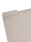 Interior File Folders, Gray Color, Letter Size, Set of 100, 086486102513