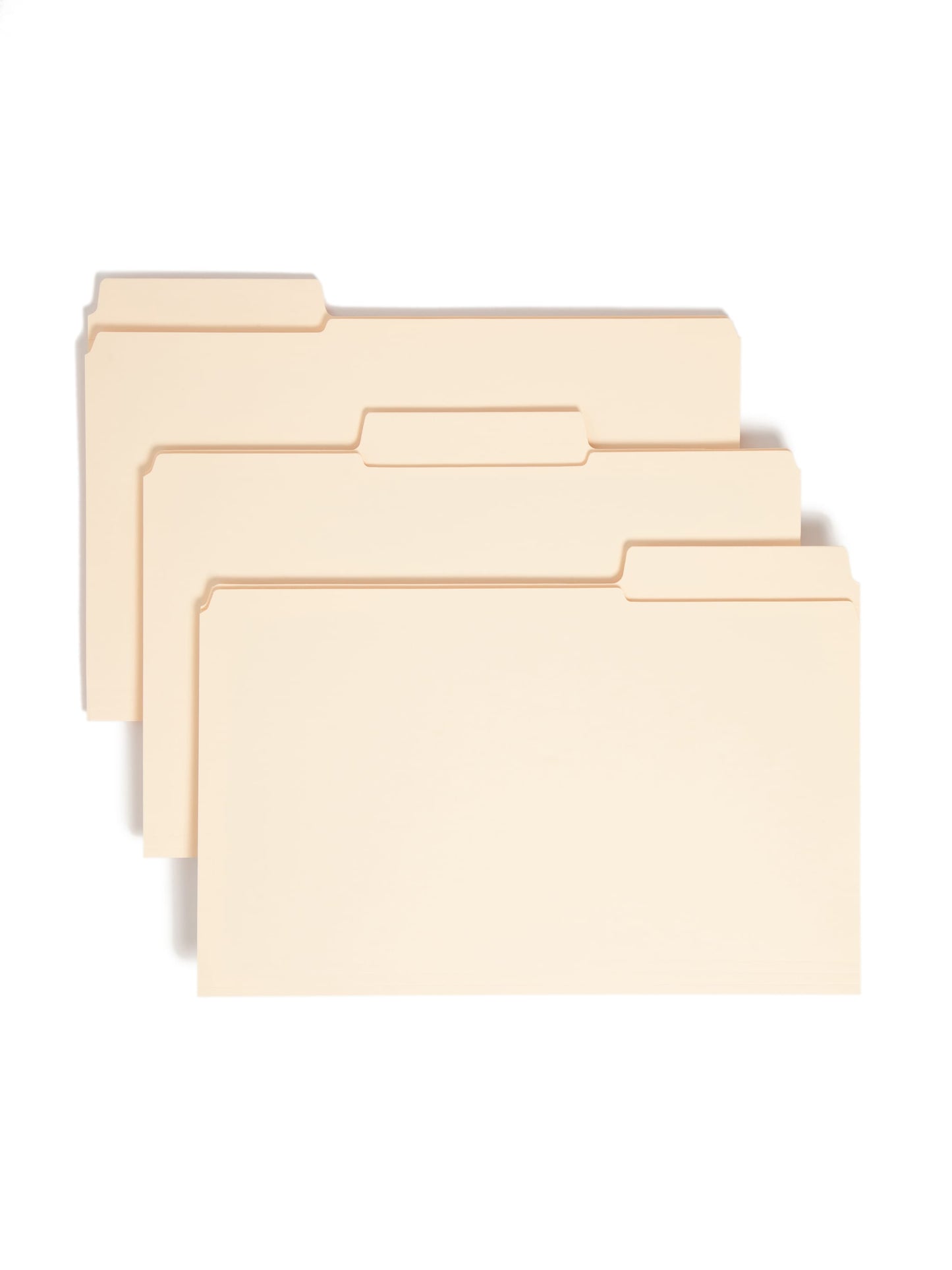 SuperTab® Reinforced Tab File Folders, Manila Color, Legal Size, Set of 100, 086486153959