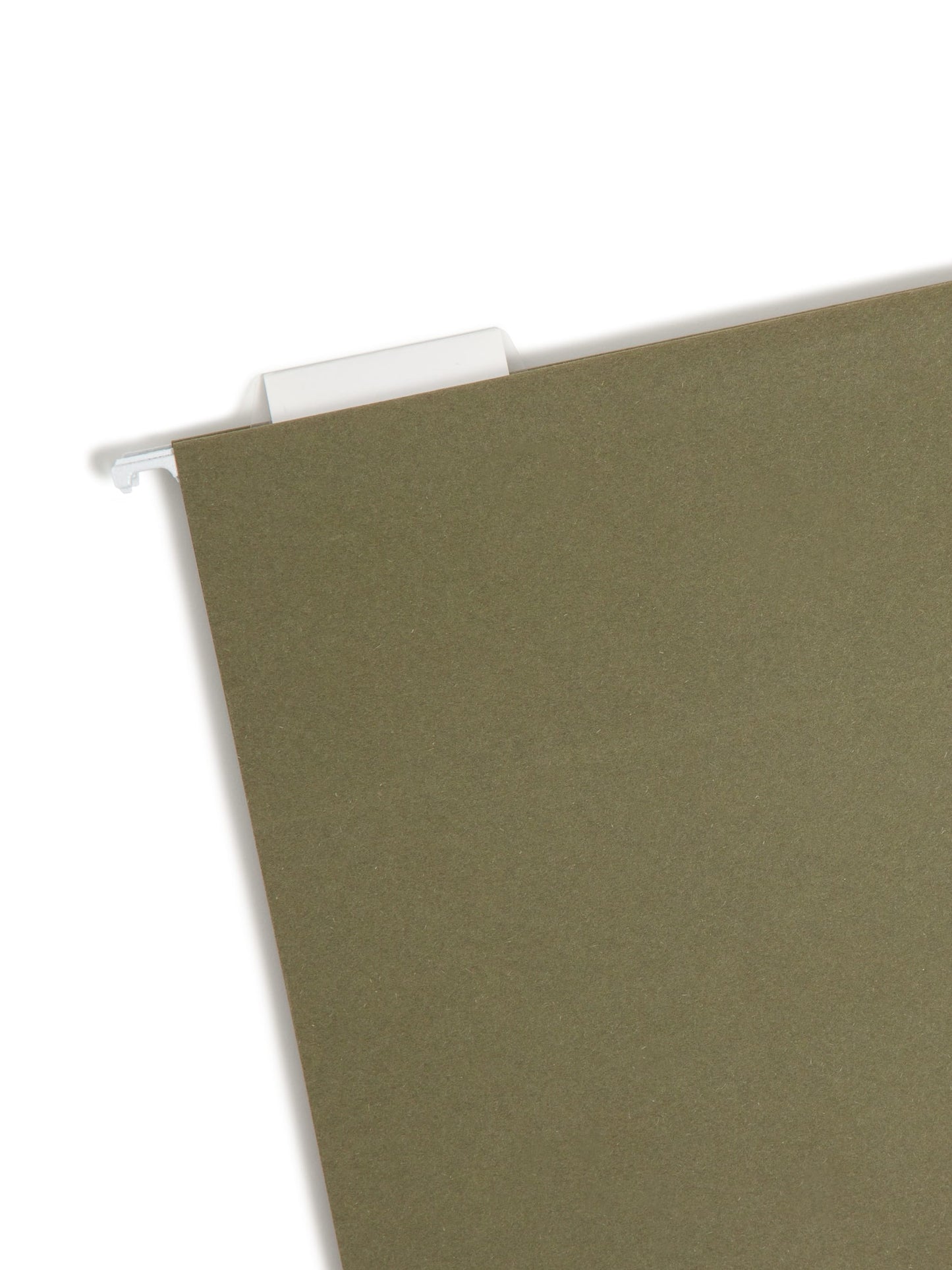 100% Recycled Hanging File Folders, Standard Green Color, Letter Size, Set of 25, 086486650014