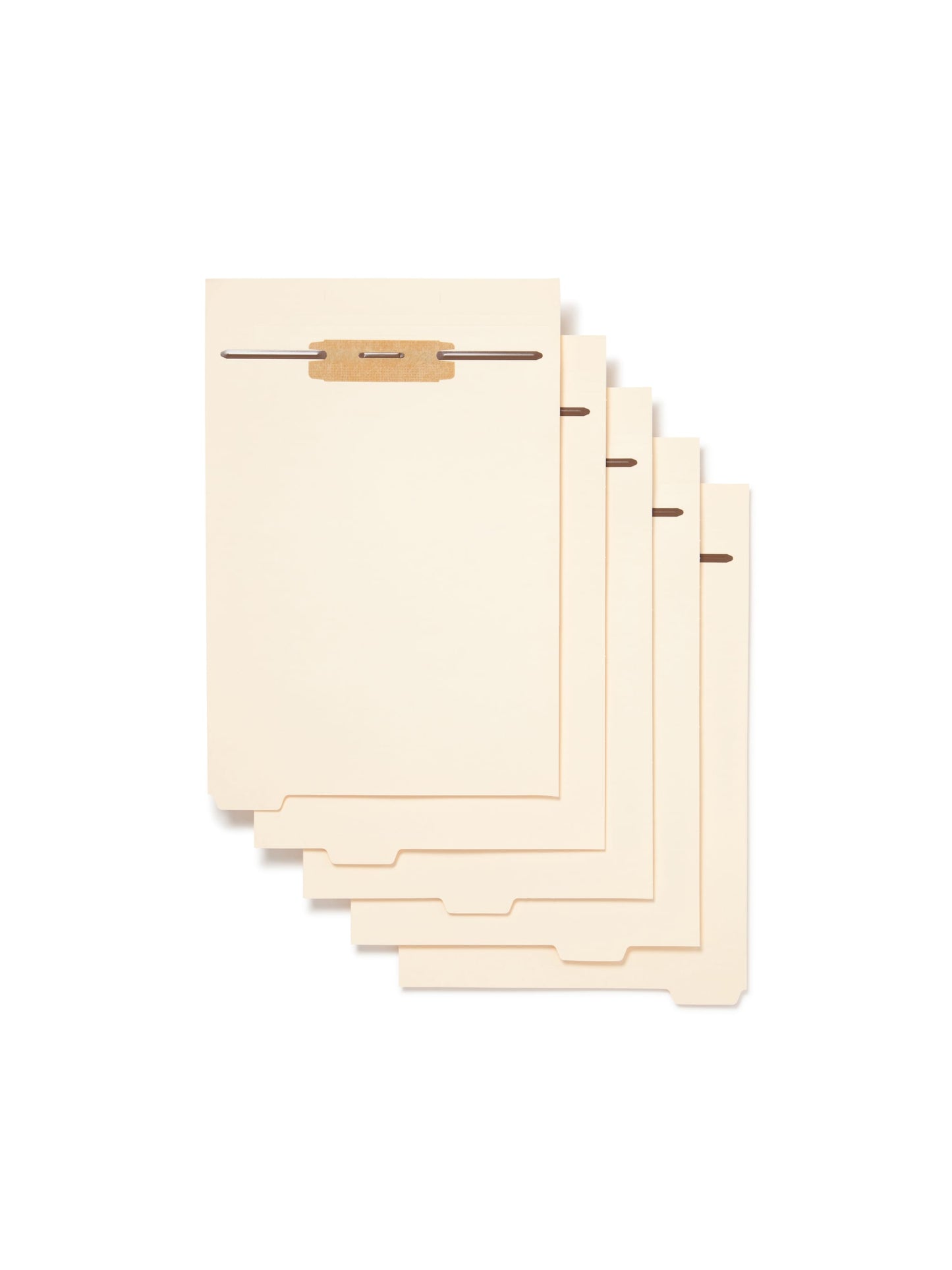 Folder Dividers with Fasteners, Manila Color, Letter Size, Set of 25, 086486355995