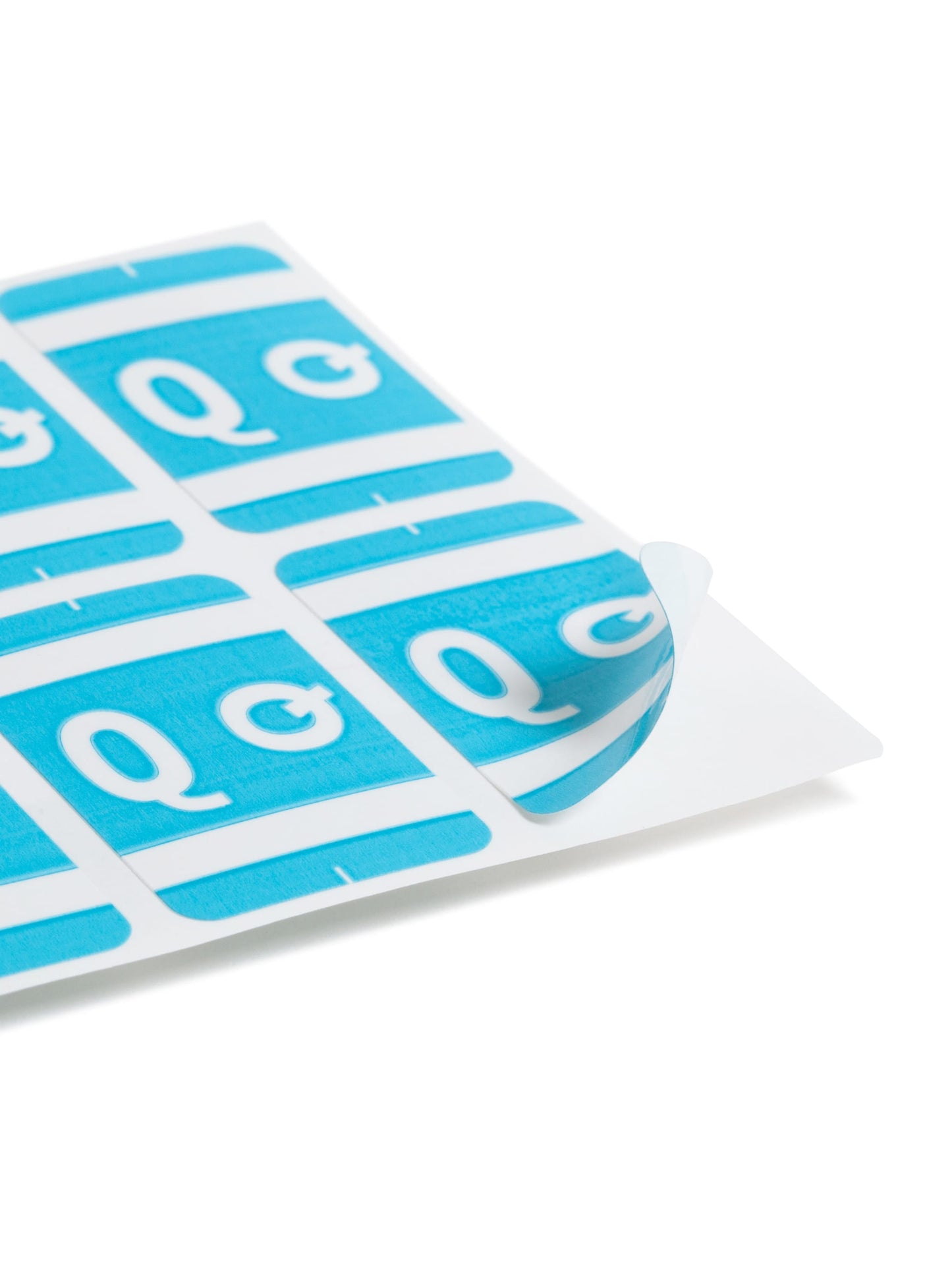 AlphaZ® ACCS Color Coded Alphabetic Labels - Sheets, Light Blue Color, 1" X 1-5/8" Size, 