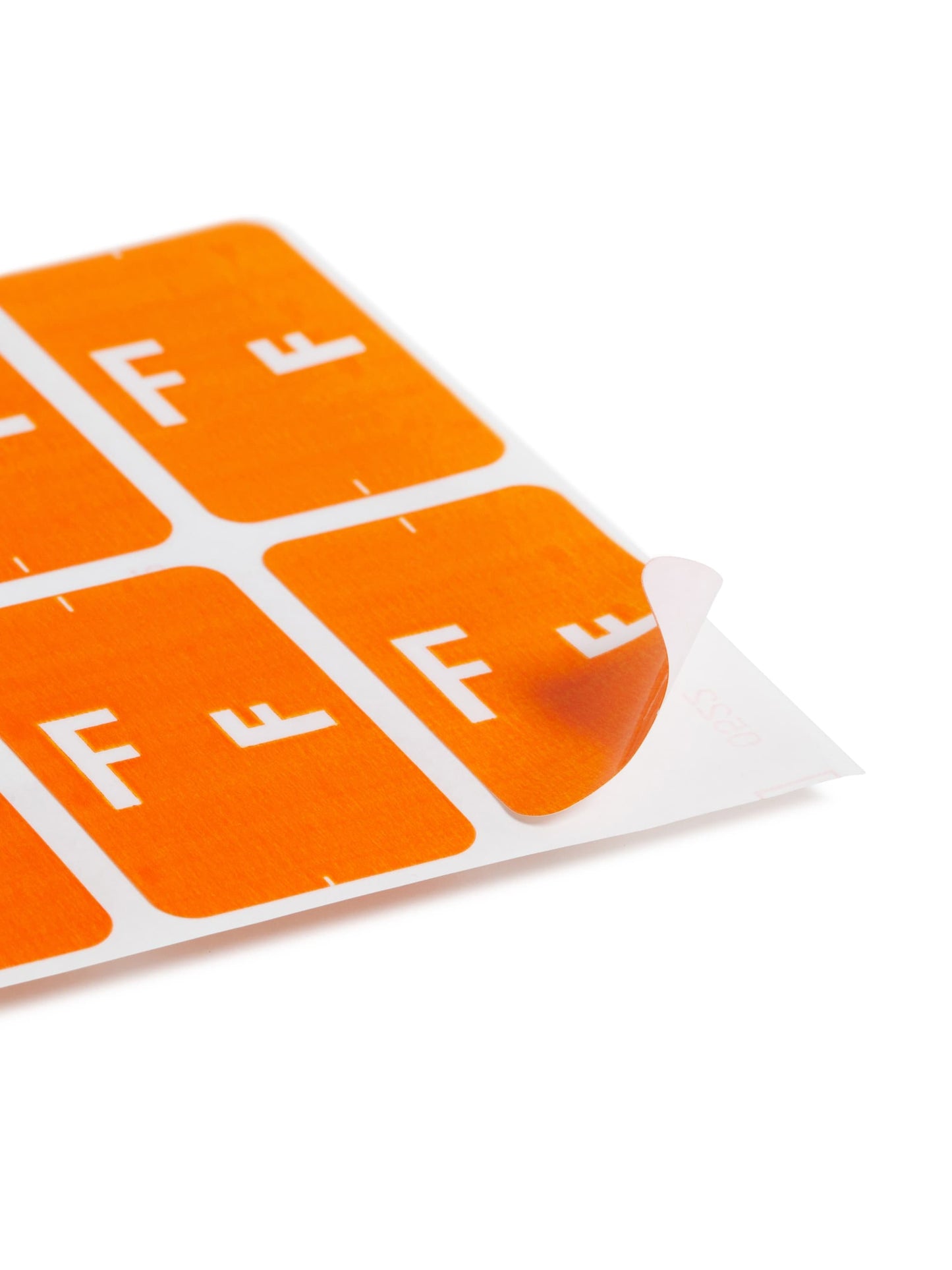 AlphaZ® ACCS Color Coded Alphabetic Labels - Sheets, Orange Color, 1" X 1-5/8" Size, 