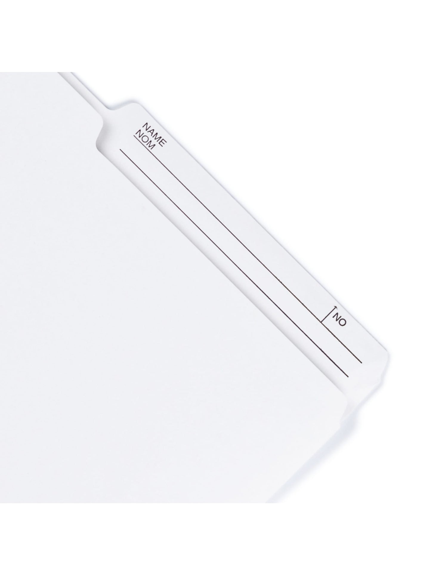 Reversible Printed Tab File Folders, 1/2-Cut Tab, Ivory Color, Legal Size, Set of 100, 086486153485