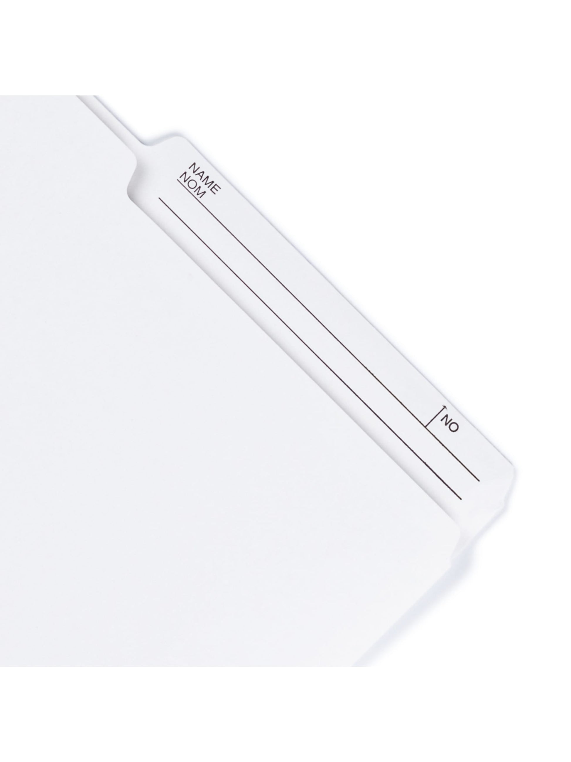 Reversible Printed Tab File Folders, 1/2-Cut Tab, Ivory Color, Legal Size, Set of 100, 086486153485