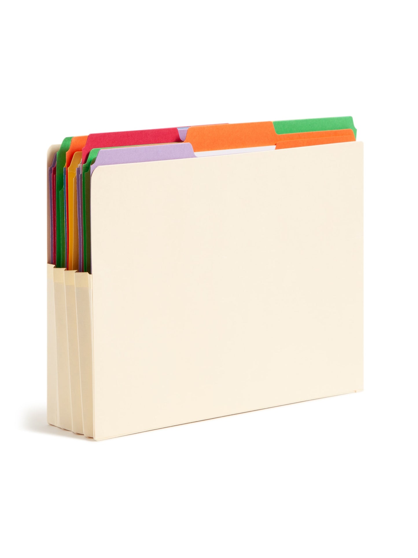 Reinforced End Tab File Pockets, Straight-Cut Tab, 3-1/2 inch Expansion, Manila Color, Letter Size, Set of 0, 30086486751248