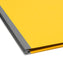 SafeSHIELD® Pressboard Classification File Folders, 1 Divider, 2 inch Expansion, Yellow Color, Letter Size, 