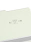 Pressboard File Folders, 2 inch Expansion, Gray/Green Color, Letter Size, 