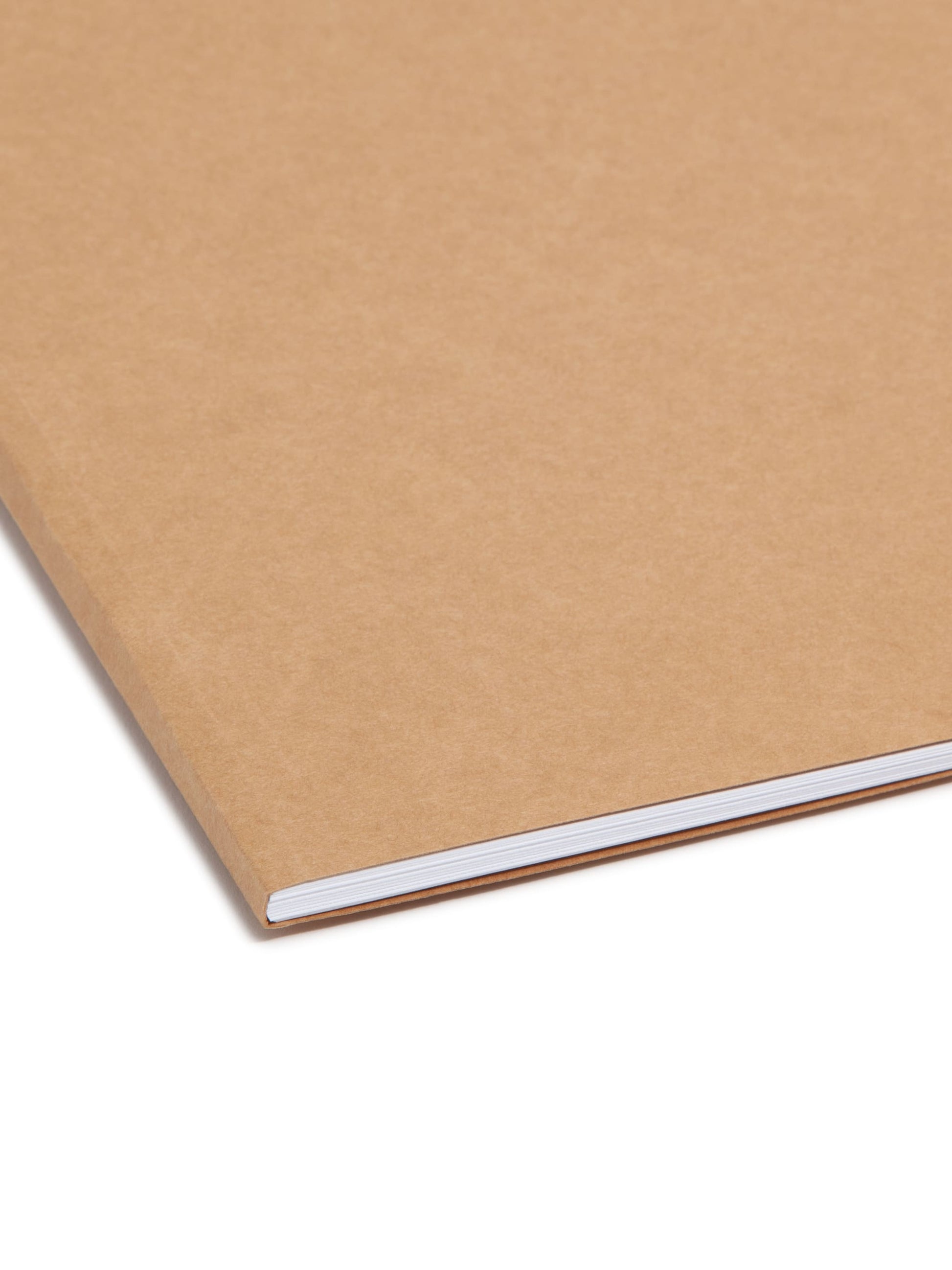 Reinforced Tab Fastener File Folders, Straight-Cut Tab, 2 Fasteners, Kraft Color, Letter Size, Set of 50, 086486148139