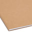 Reinforced Tab Fastener File Folders, Straight-Cut Tab, 2 Fasteners, Kraft Color, Letter Size, Set of 50, 086486148139