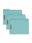 Pressboard Fastener File Folders, 2 inch Expansion, Blue Color, Letter Size, 