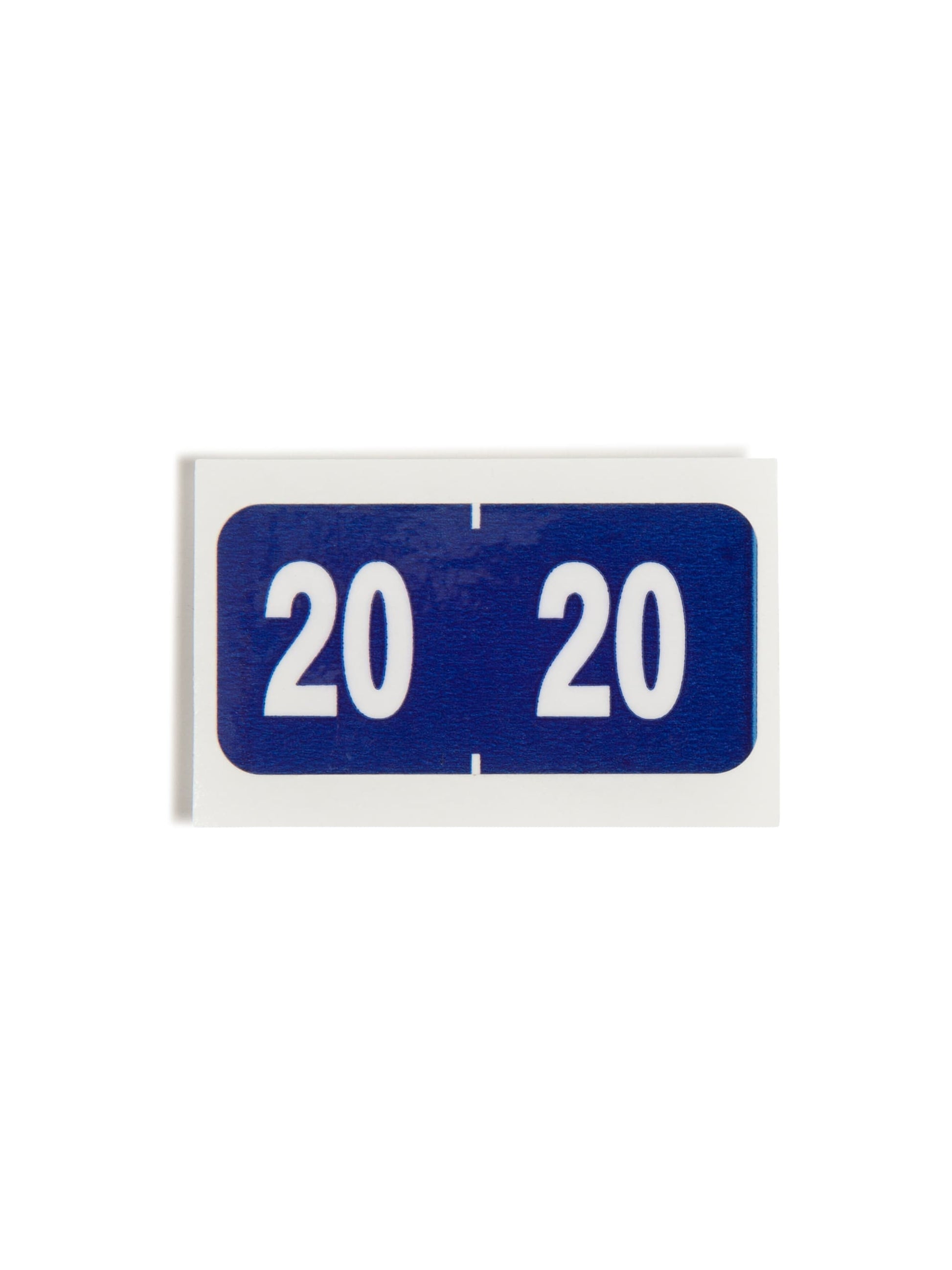 Color-Coded Year Labels, Blue Color, 1-1/2" X 3/4" Size, 