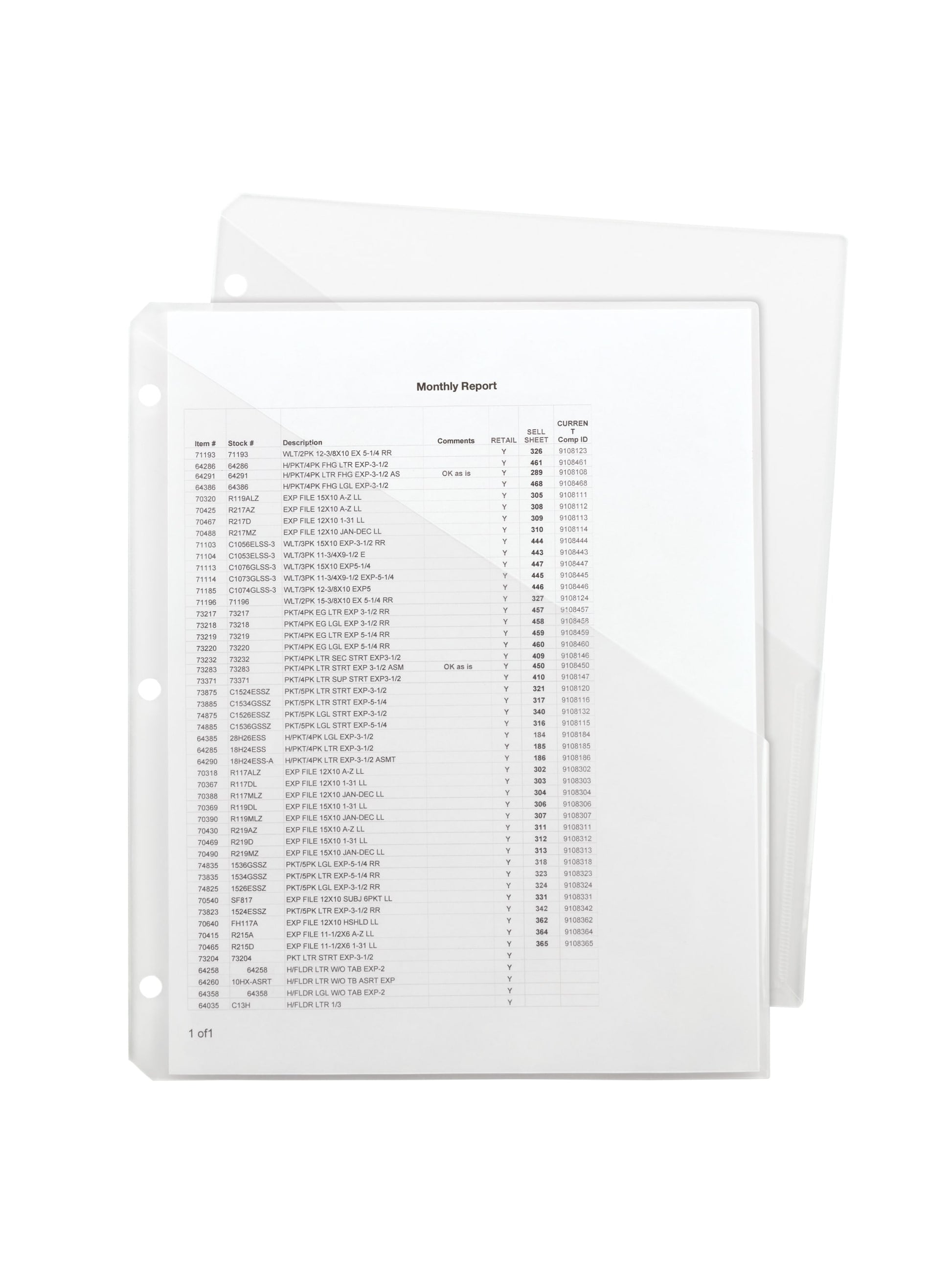 Smead 10541 Poly Slash-Pocket File Folders