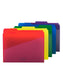 Poly Slash-Pocket File Folders, Assorted Colors Color, Letter Size, Set of 30, 086486105408