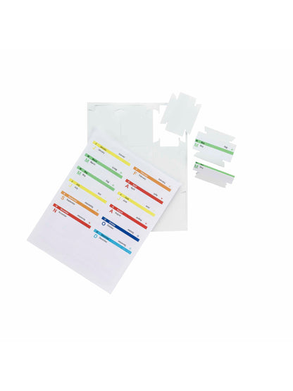 Viewables® Quick-Fold Hanging File Folder Label Kit, White Color, 3-1/2" X 1-1/4" Size, Set of 1, 086486649124