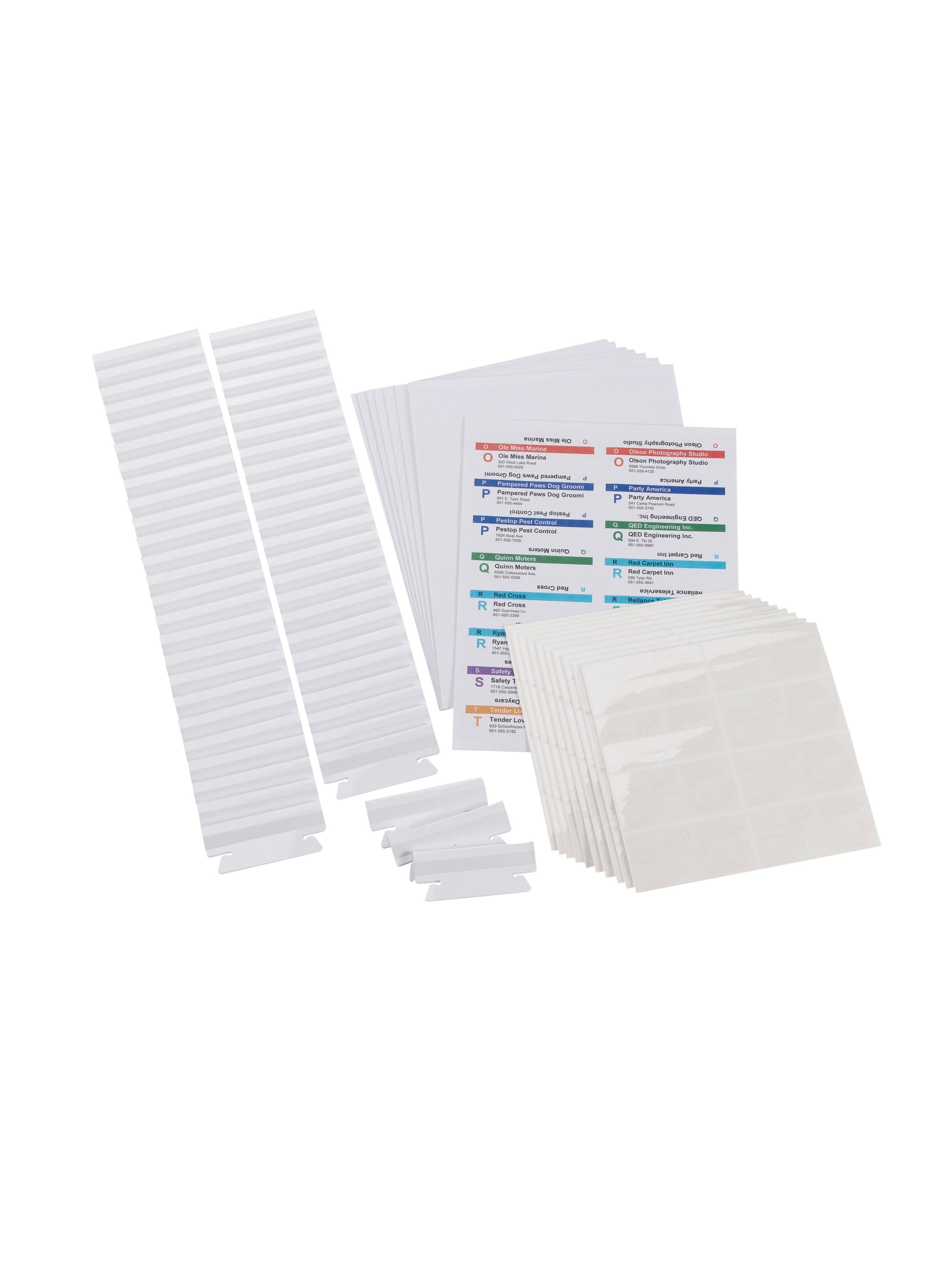 Paper & Cardstock File Tab Labels